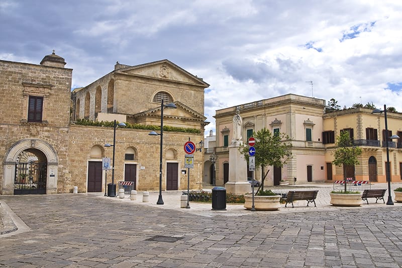 Vista Piazza San Vincenzo Ugento