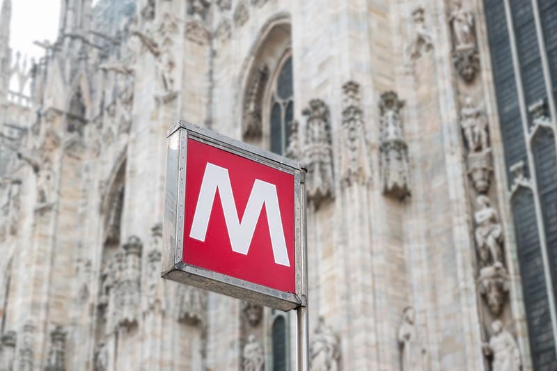 Cartella metro Duomo Milano