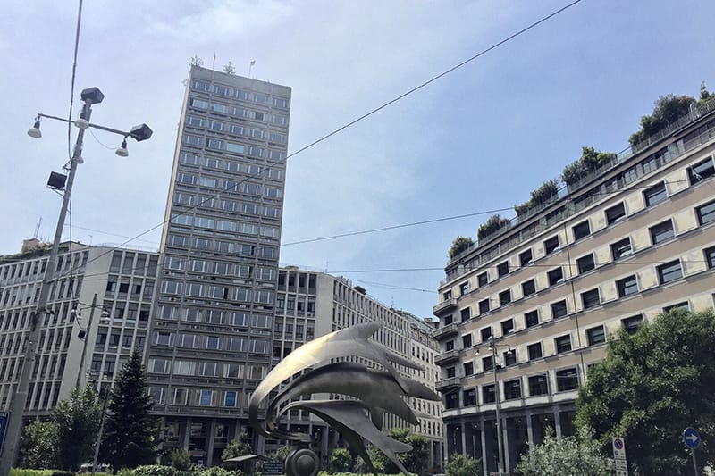 Piazza Diaz a Milano