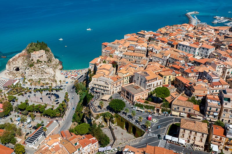 Vista città di Tropea