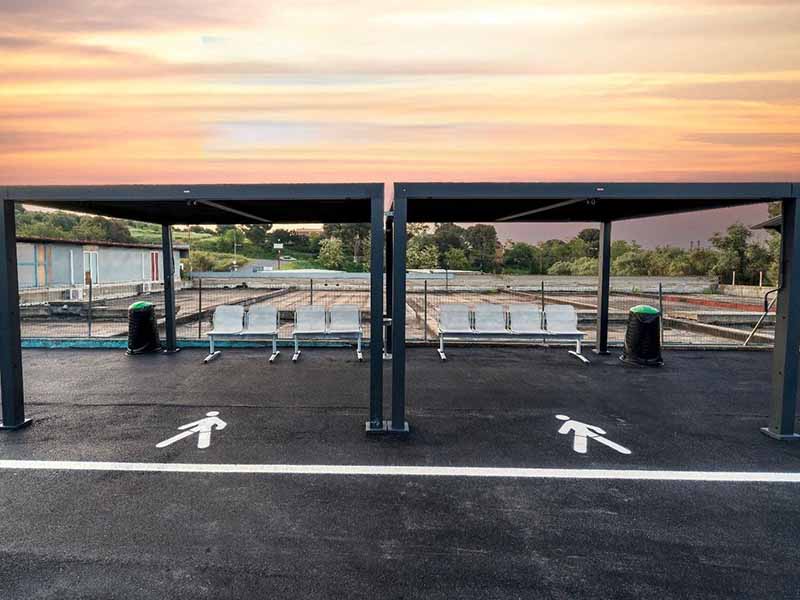 Parking Cs Cars 2 - Porto Civitavecchia Posti sotto tettoia Parking Cs Cars 2 - Porto Civitavecchia