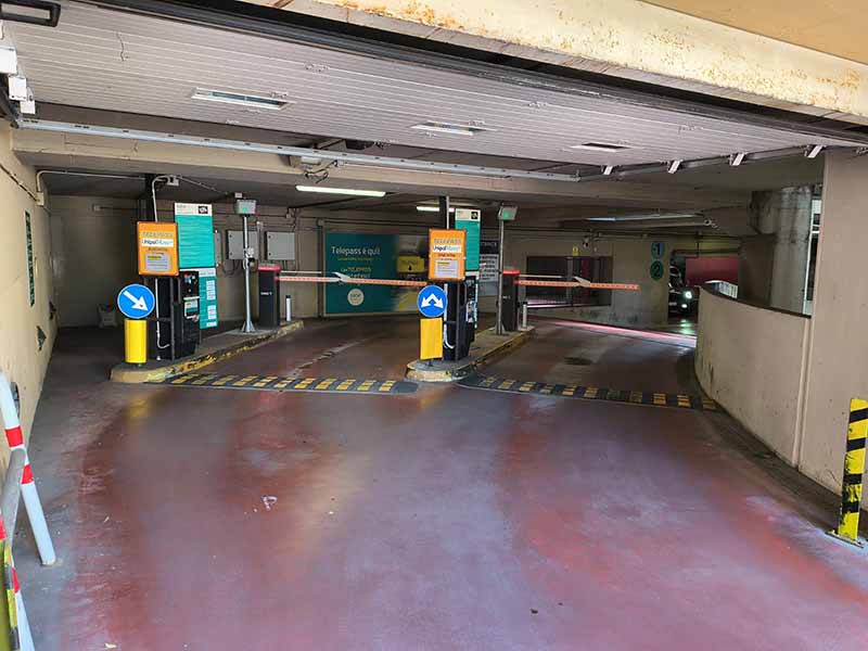 SABA S. Orsola Sbarre di entrata e uscita SABA S. Orsola