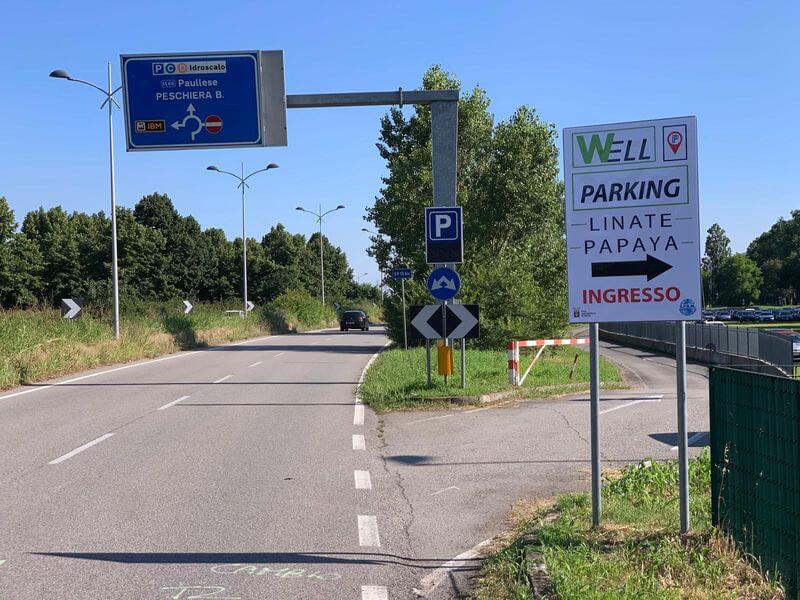 Well Parking Linate Papaya - Aeroporto Linate Ingresso Well Parking Linate Papaya - Aeroporto Linate