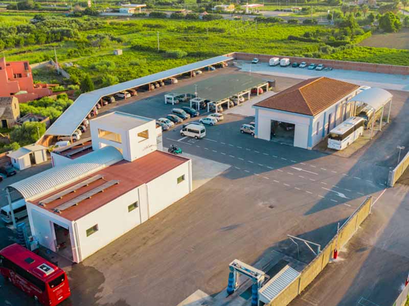 Garage delle Isole - Porto Milazzo vista dall'alto Garage delle Isole - Porto Milazzo