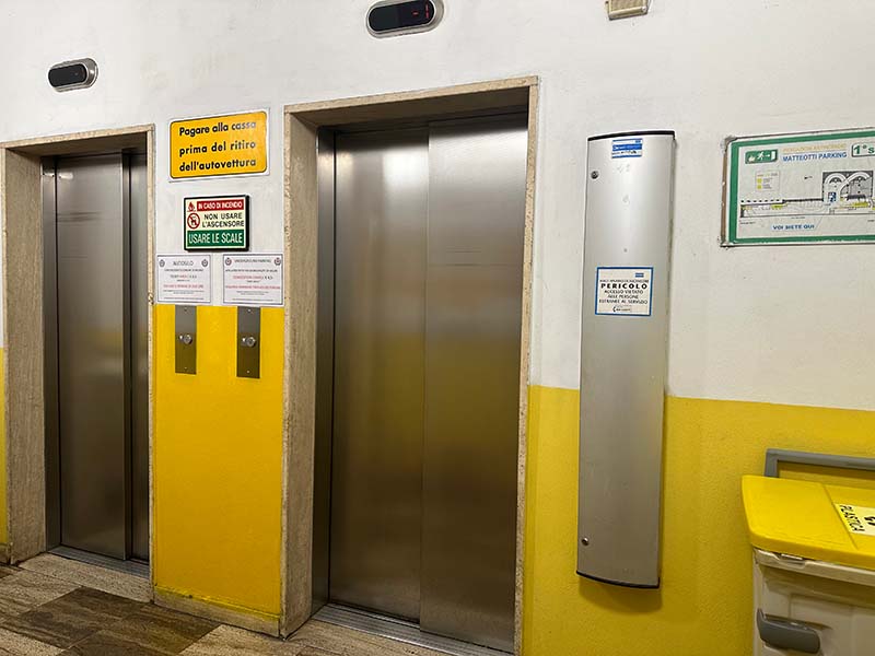 Matteotti Parking - Milano centro Ascensore Matteotti Parking - Milano centro